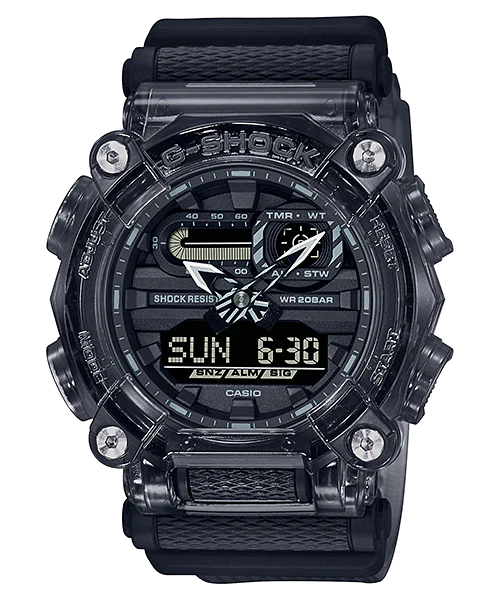 Casio G-SHOCK GA-900SKE-8ADR – Transparent Skeleton Industrial Digital-Analog Watch