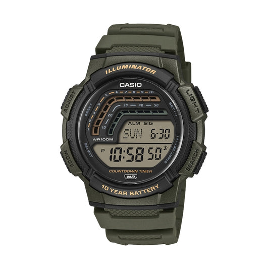 CASIO Men Watch WS-1800-3AVDF
